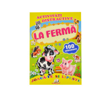 Activitati distractive. La ferma.100 autocolante