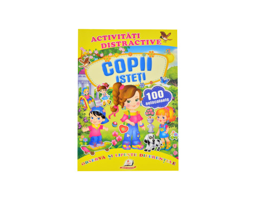 Activitati distractive. Copii isteti.100 autocolante N*8828 (16,5X24) Activitati distractive. Copii isteti.100 autocolante N*8828 (16,5X24)