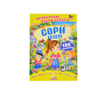 Activitati distractive. Copii isteti.100 autocolante N*8828 (16,5X24)