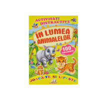 Activitati distractive. In lumea animalelor. 100 autocolante. N*8811 (16,5X24)