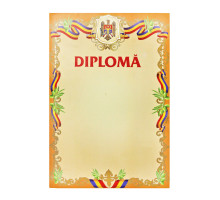 Diploma А4 cu chenar oranj U02 (100)