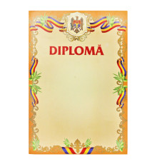 720739 Diploma А4 cu chenar oranj U02 (100)