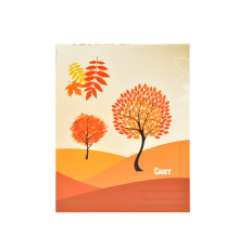 Caiet 24 file coperta carton linie oblica, P*1404 (100)