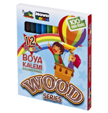 Карандаши цветные MINI 12цветов NOVA COLOR NC-401 (12/4480)
