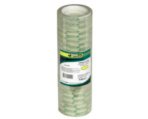 Banda adeziva transparenta 12mmx10m 4-388 4OFFICE (12/720)