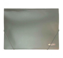 Mapa elastic gri A4 4-224-08 4Office (30/240)