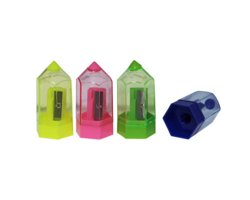 Ascutitoare cucontainer "Creion" plastic asorti БАРВИНОК 9-703