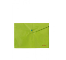 807184 Папка-конверт A4, РР 160мкн, Neon зеленый, NORMA 5106-04 (12/120)