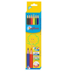Creione colorate, plastic, 6 cul., 5-201/5, БАРВ (24)