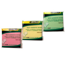 Hirtie notite cu lipici 76*76mm 3 culori 100 foi, 4Office 4-423-8 (12/288)