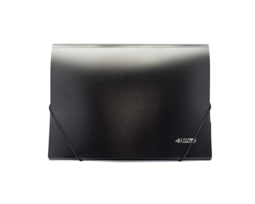 Mapa elastic neagra A4 4-224-09 4Office (30/240)