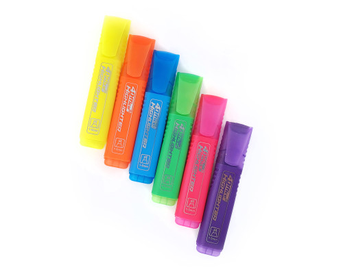 Set markere text, 6 buc, 1-5mm, 4Office 4-117-26 (20/200)