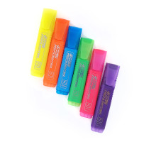 Набор текстмаркеров 6шт., 1-5мм, 4-117-26 4Office (20/200)