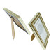 Rama foto A6 10*15 cu suport aur deschis cu ornamen 25-01-03 CM*0276