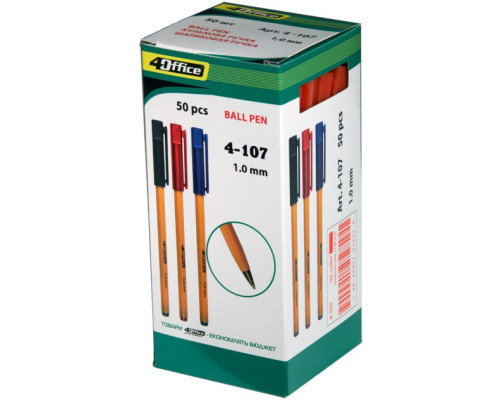 Pix albastru, 1mm, 4-107 4OFFICE (50/1000)