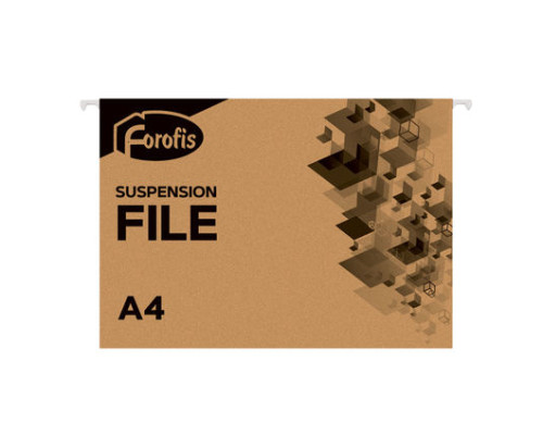 Папка подвесная,картон корич. A4 Forofis 91615 (25/200)