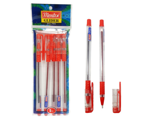 Pix cu bila, rosu, GLIDER Montex (5/100/2400)