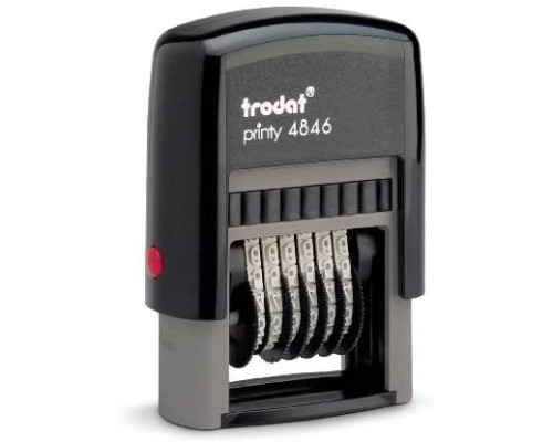 Нумератор Trodat Printy 4846 (6 цифр) синий 73995