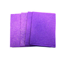 Fetru moale, cu gliter, 20*30 cm, 10 coli, 1.2 mm, liliachiu, Santi 741453