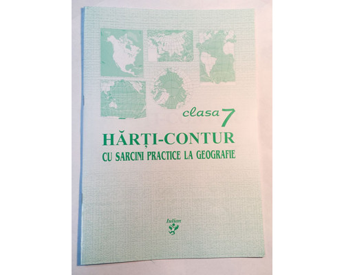 Harta de contur la Geografie clasa 7 romina