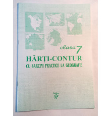 Harta de contur la Geografie clasa 7 romina