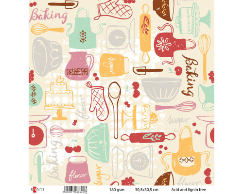 Set hirtie pentru scrapbooking №14, 5 buc. 740764