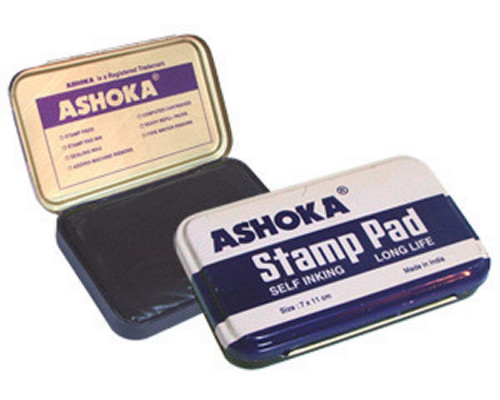 Штeмпельная подушка Ashoka ASP232 чёрная Штeмпельная подушка Ashoka ASP232 чёрная
