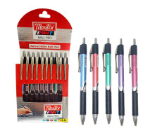 Ручка шариковая, автоматическая, cиняя, MINT Montex (10/100/1200)