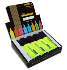 Marker text 1-5mm, galben, SCHOLZ 210-03 (10/600)