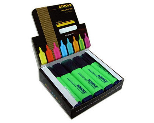 Marker text 1-5mm, verde, SCHOLZ 210-04 (10/600)