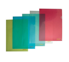 Папка уголок,пластиковая A4, 180 мкн., Scholz 01310 синяя (10)