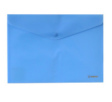 Папка с кнопкой непрозрачная А4 голубая Norma 5017-66 (12/120)