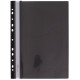 Папка скорошиватель с перфор. А4 чёрная, 4OFFICE 4-240-63 (10/240)