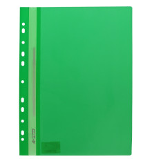 Папка скорошиватель с перфор. А4 зелёная, 4OFFICE 4-240-98 (10/240)