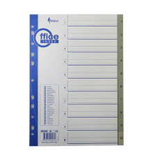 62203 Index plastic A4 (1-10) FO20403