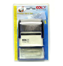 Печать COLOP, Printer 50/02-09 Set, синяя, 30*69mm.