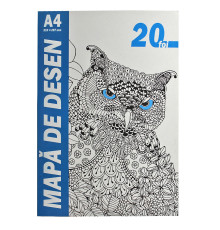 Мapa A4 de desen 20 foi, 110g/m2 CM10 (25)