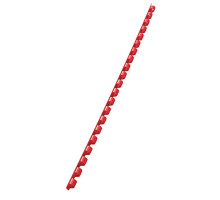 Spira din plastic Leitz 6mm rosu 35060