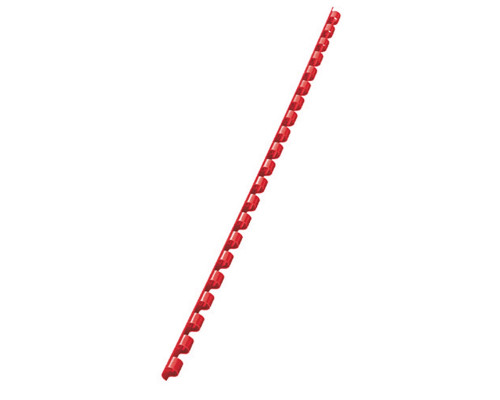 653933 Пластиковые гребенки для переплетных машин Leitz 6мм, красный 35060