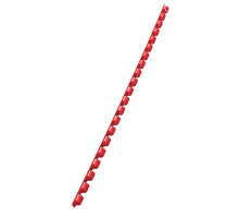 653933 Пластиковые гребенки для переплетных машин Leitz 6мм, красный 35060