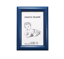 Фоторамка A6 10*15 c ножкой-подставкой синяя 20-01-06 CM*9464