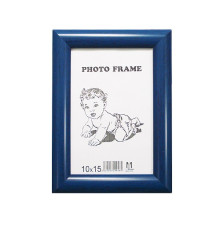 Фоторамка A6 10*15 c ножкой-подставкой синяя 20-01-06 CM*9464