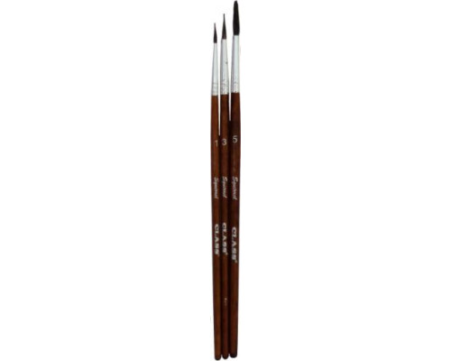 Set pensule veverita №1,3,5, 7612, CLASS (50)
