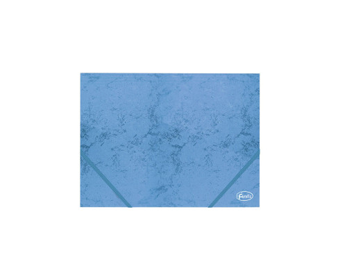 81033 Папка на резинке, картонная А4, 350g/m2, синяя FOROFIS 91605 (10)