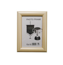 Фоторамка A6 10*15 c ножкой-подставкой белое дерево 20-01-10 CM*0177