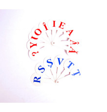 Веер букв (румынский алфавит) (120) KLM