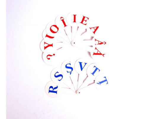 Веер букв (румынский алфавит) (120) KLM