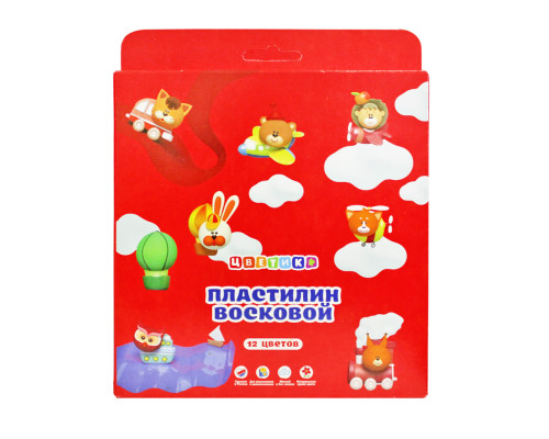 Plastelina cerata Цветик 12cul. 180gr. 3241785 (19)