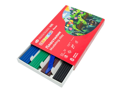 Пластилин Цветик 8цв. 120г. 32411671 (23)