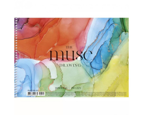 730334 Альбом для рисования А4 30л. на спирали, MUSE PB-SC-030-315 (1/54)